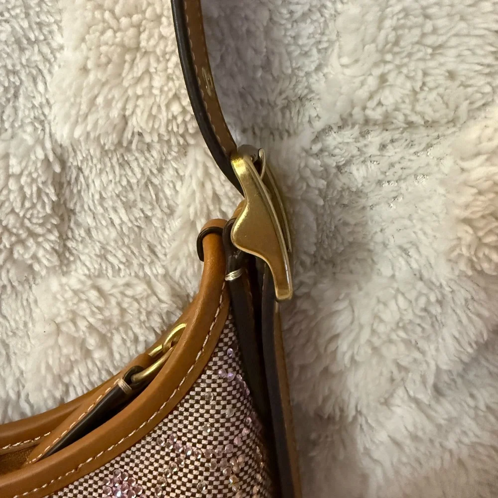 Coach Rainbow Candy Crystal Hamptons Hobo Bag - Picture 12 of 16